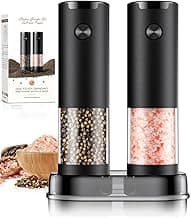 Electric Salt and Pepper Grinder Set